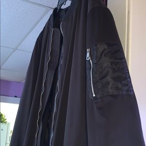 Long black Zara jacket